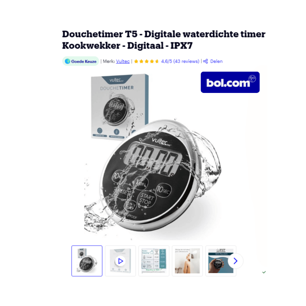 Hooikoorts douche timer