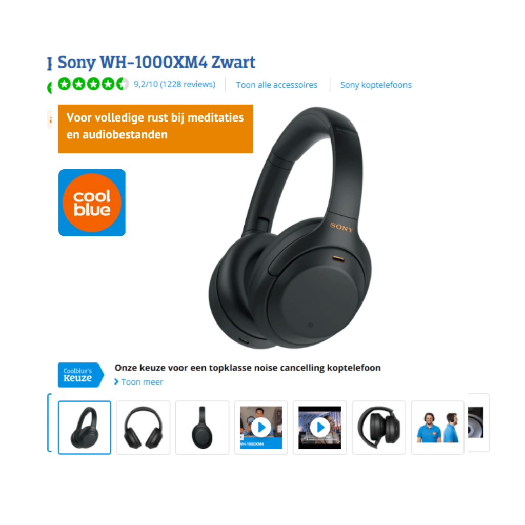 Hooikoorts premium noise canceling headphone